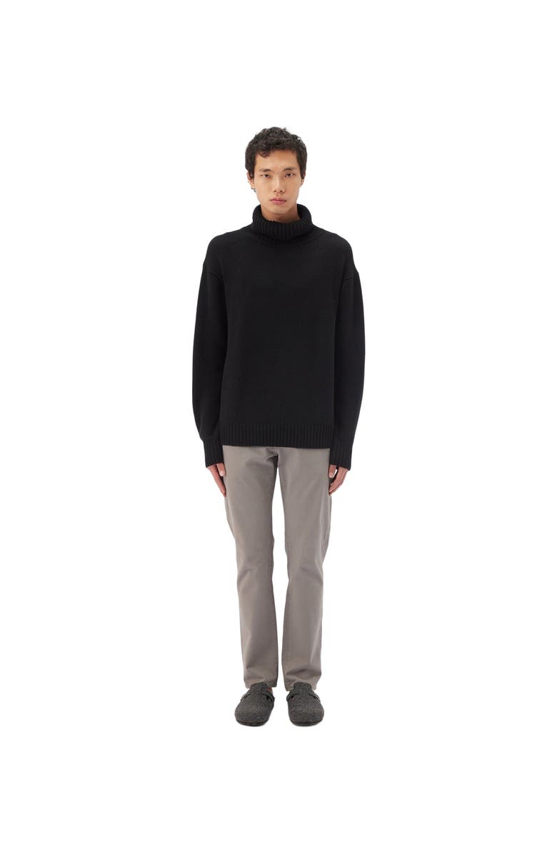 GOBI Mongolian Cashmere Men's Cashmere Turtleneck, Alternate, color, Black