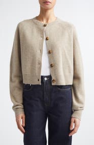 LOULOU DE SAISON Heike Crop Cardigan