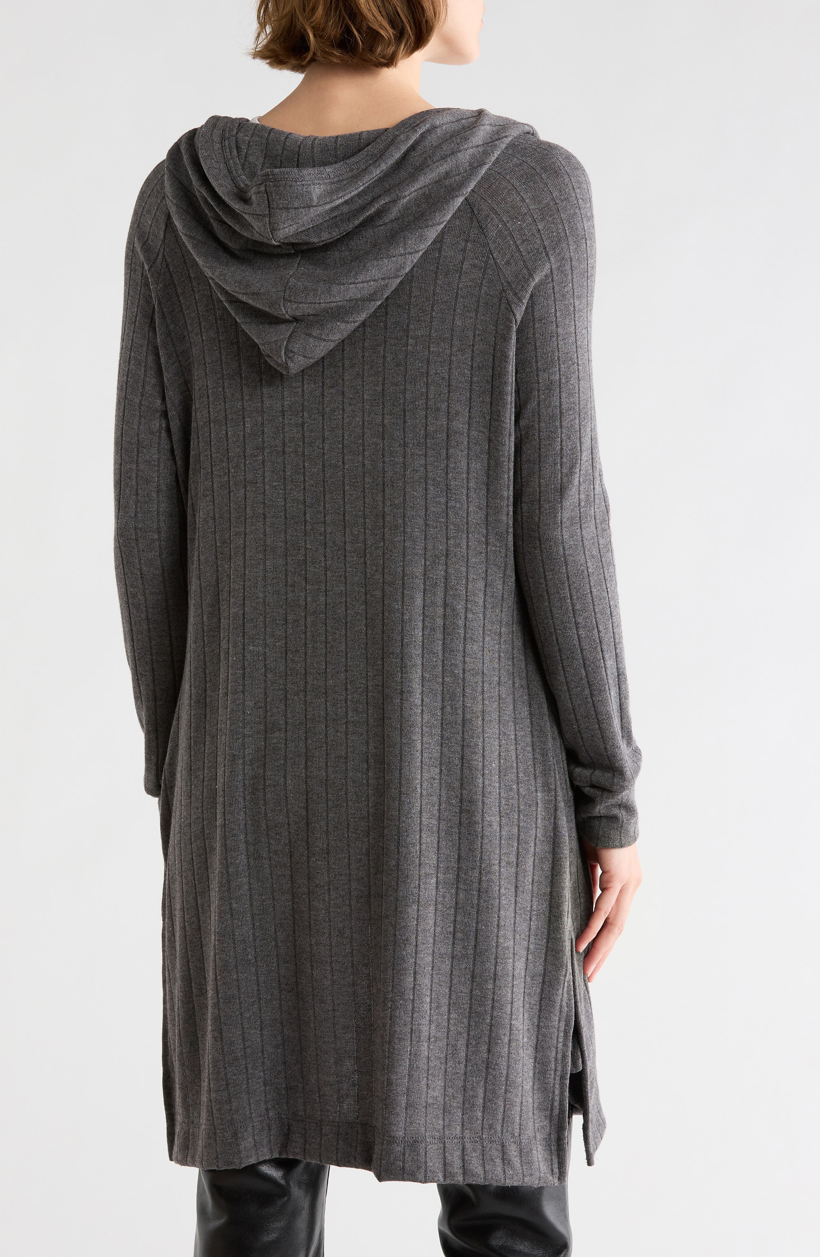Hooded Sweater Cardigan - image 2