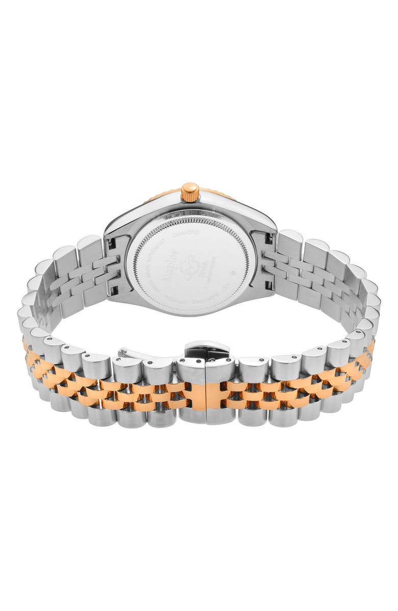 GEVRIL Women's Swiss Watch from the Naples Collection, 34mm, Alternate, color, Two Tone Ss/Rg