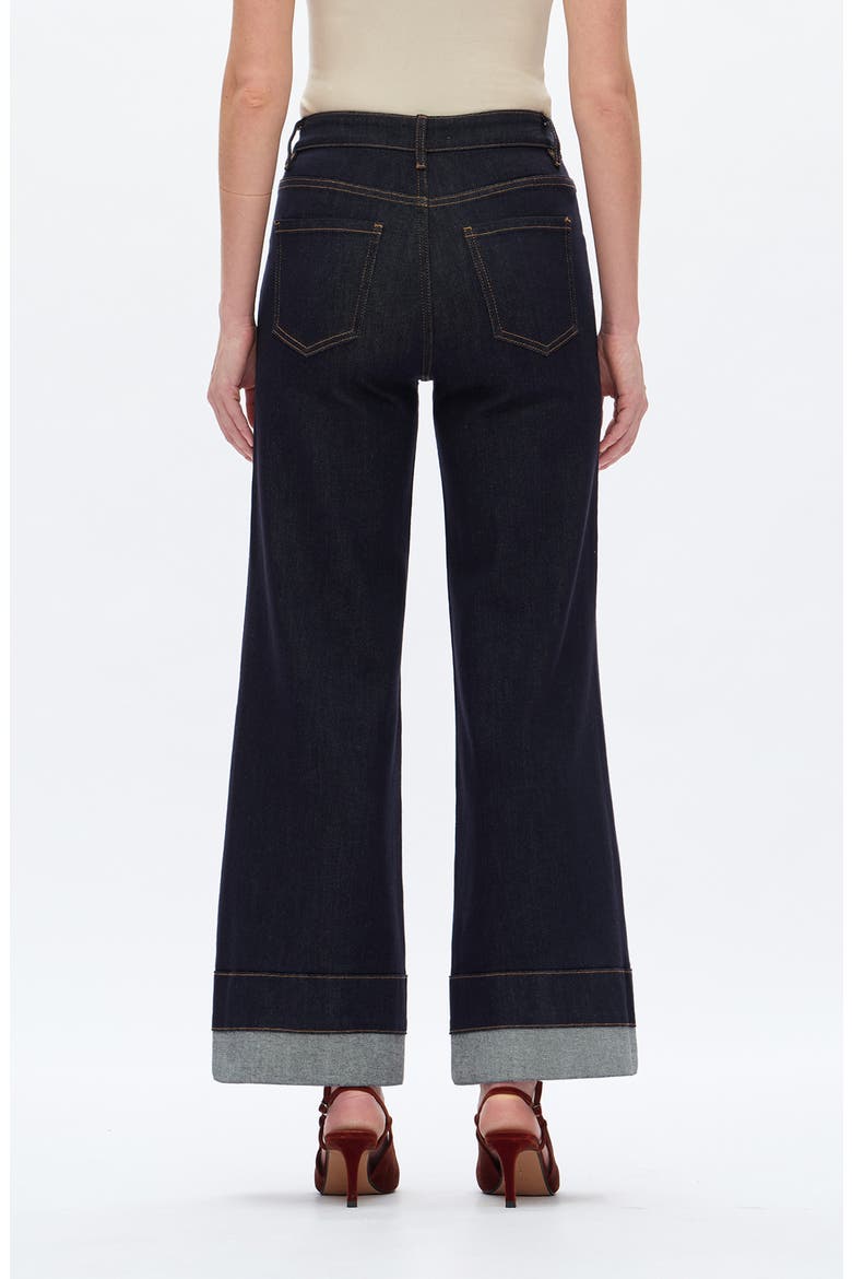 High Waist Wide Leg Jeans, Alternate, color, RINSE WASH
