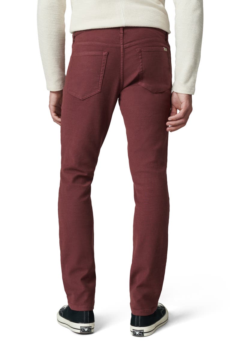 The Airsoft Asher Slim Fit Terry Jeans, Alternate, color, MERLOT
