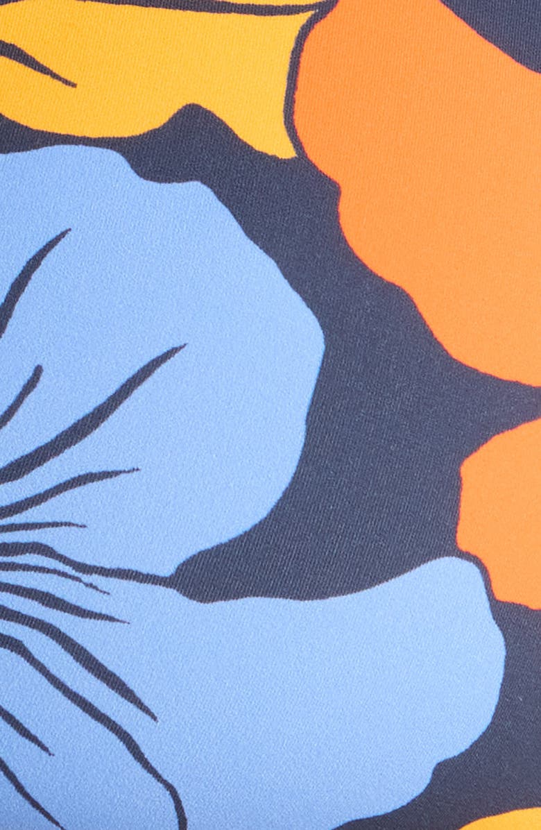 Roxy Surf Sport Reversible Triangle Bikini Top, Alternate, color, Navy Combo