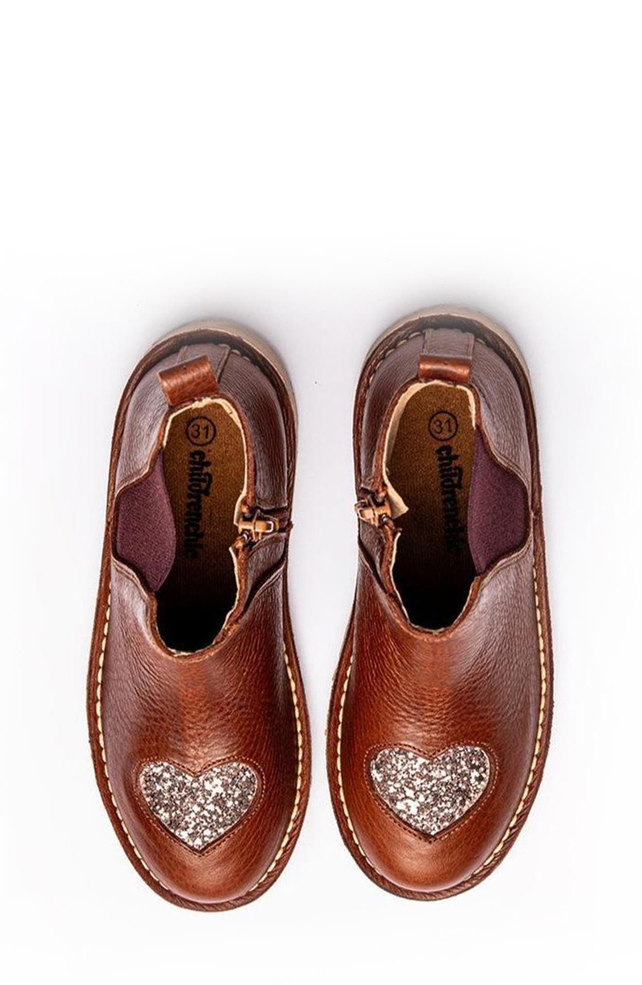 CHILDRENCHIC Kids' Monica Chelsea Boot, Alternate, color, Brown