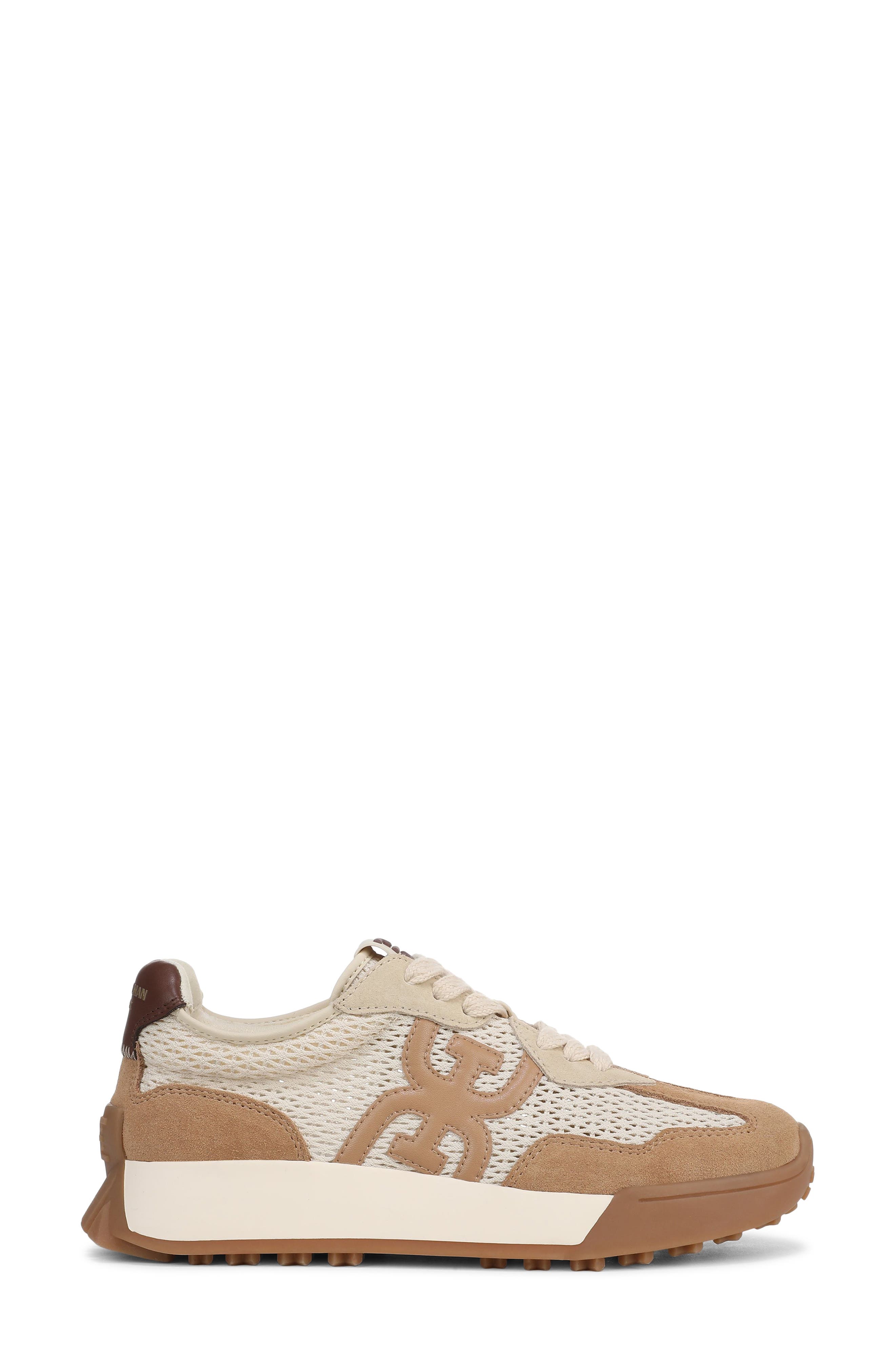 Sam Edelman Langley Mesh Sneaker, Alternate, color, Modern Ivory/ Tan/ Honey
