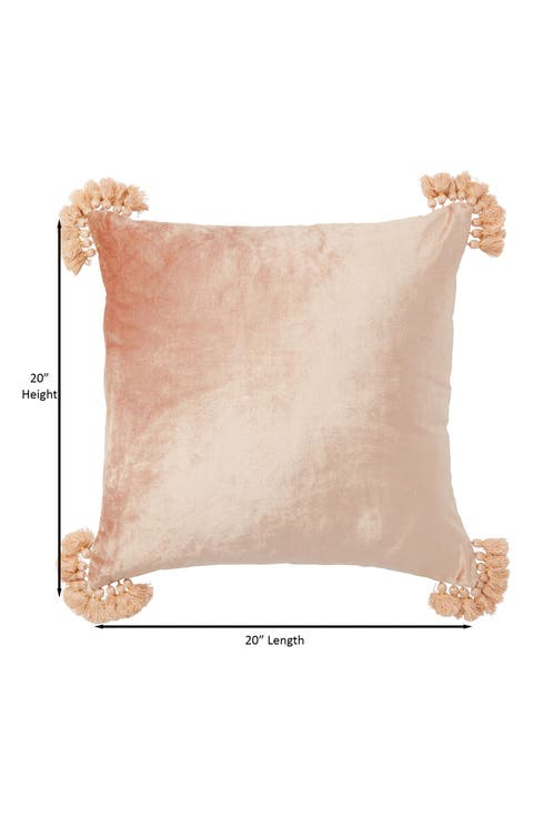 Raj Velvet Tassel Throw Pillow