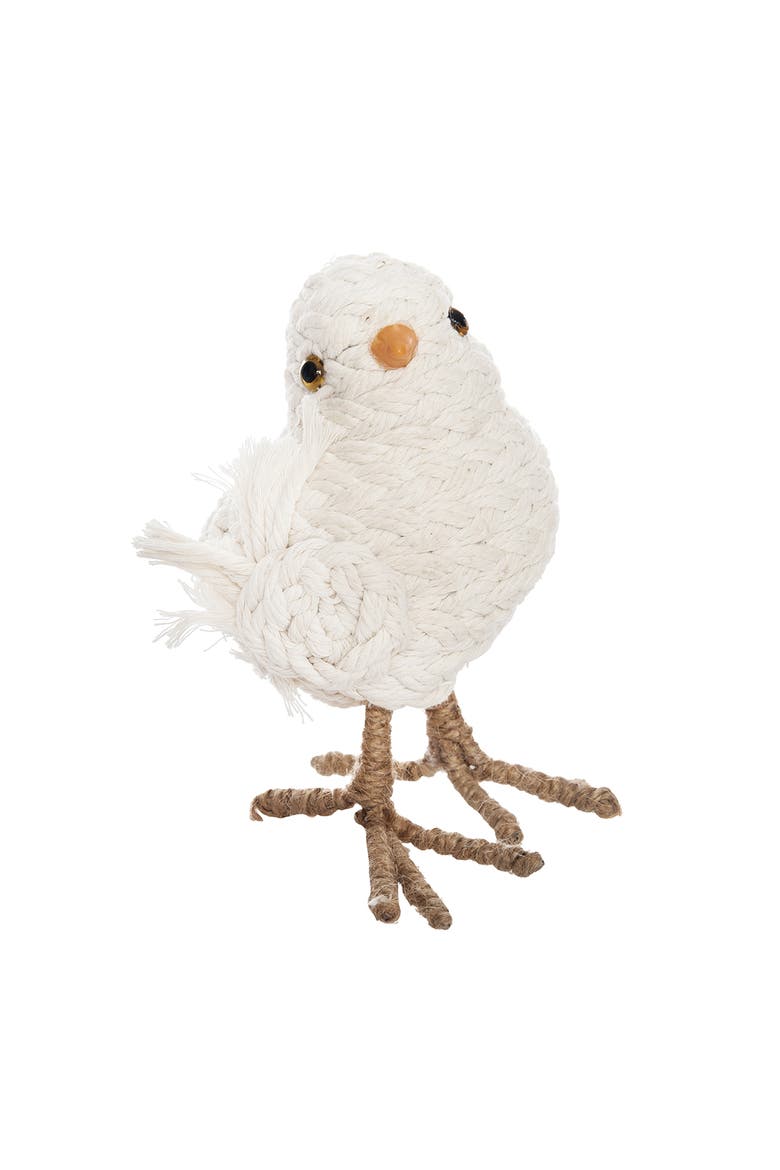 Natural Spring Chicken Figurine, Main, color, White