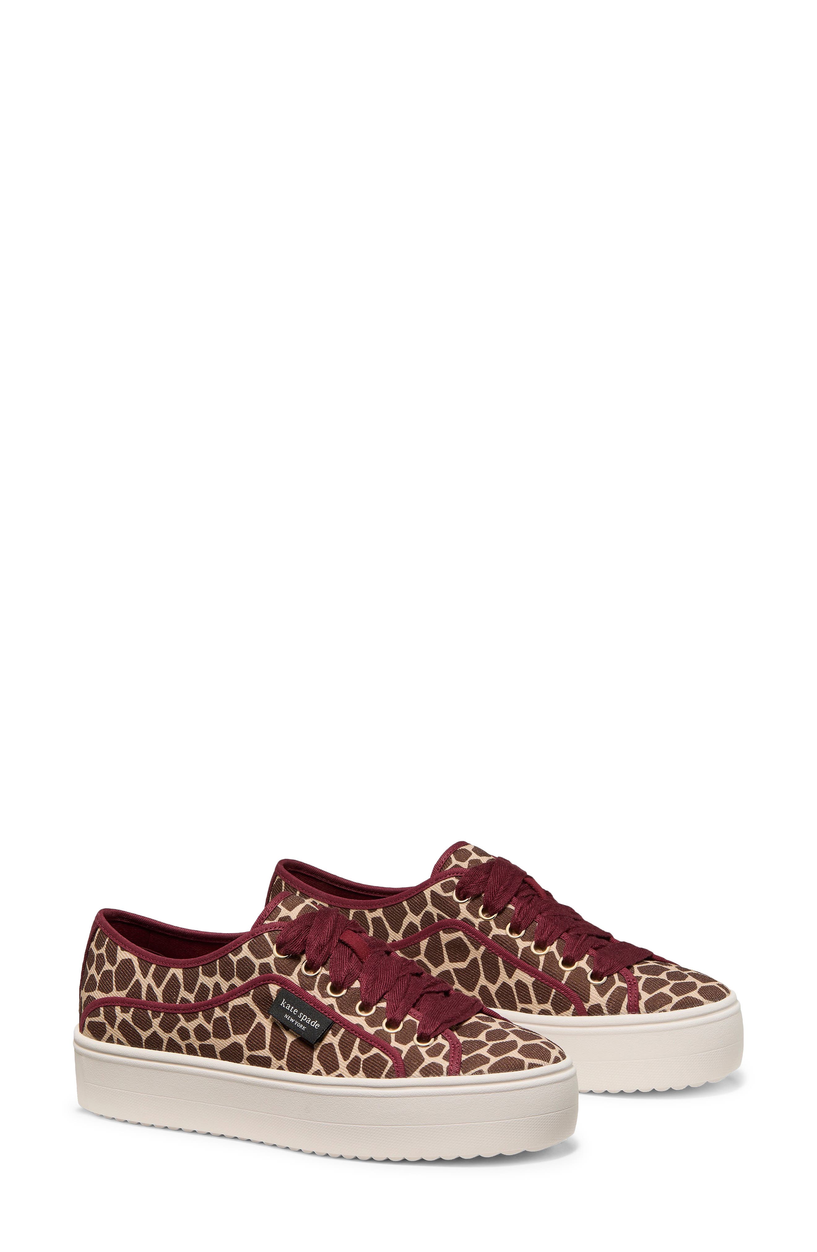 sam crystal embellished platform sneaker, Alternate, color, HOT FUDGE MULTI