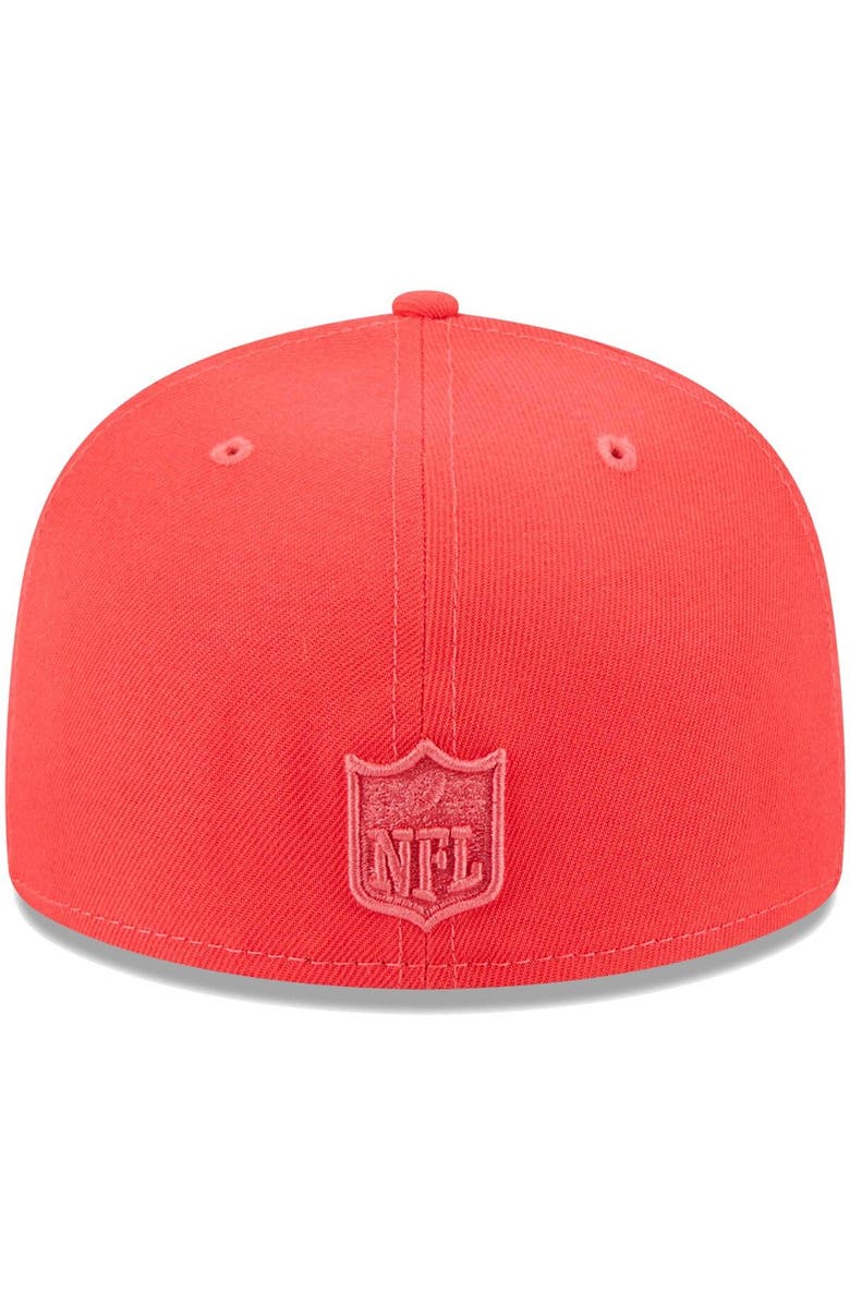 New Era Men's New Era Red Pittsburgh Steelers Color Pack Brights 59FIFTY Fitted Hat, Alternate, color, 
