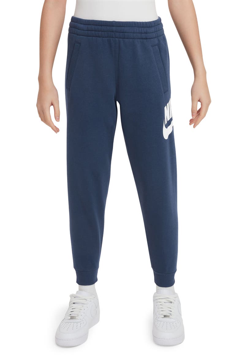 Kids' Sportswear Club Fleece Joggers, Main, color, 410 MIDNIGHT NAVY/WHITE