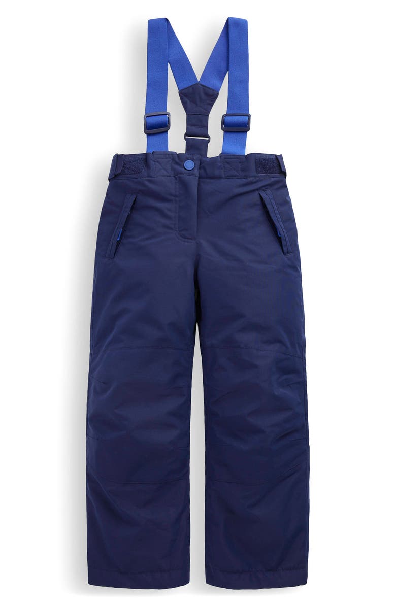 Boden Kids' Waterproof Insulated Snow Pants, Main, color, College Navy