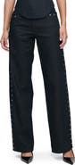DL1961 Kaylen Embellished Rhinestones High Waist Soft Curve Barrel Jeans