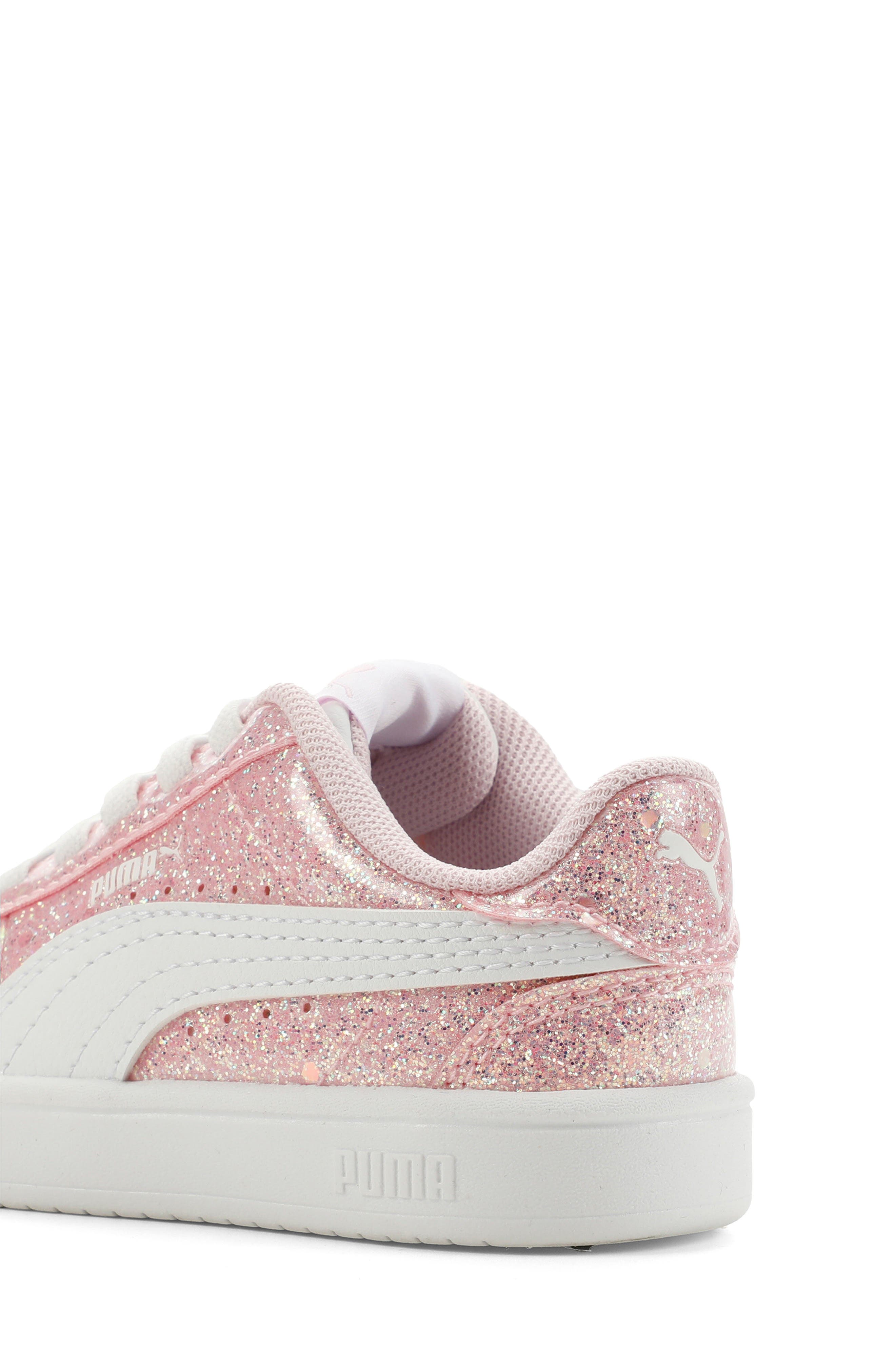 Kids' Juna Glitz Sneaker, Alternate, color, PEARL PINK/ PUMA WHITE