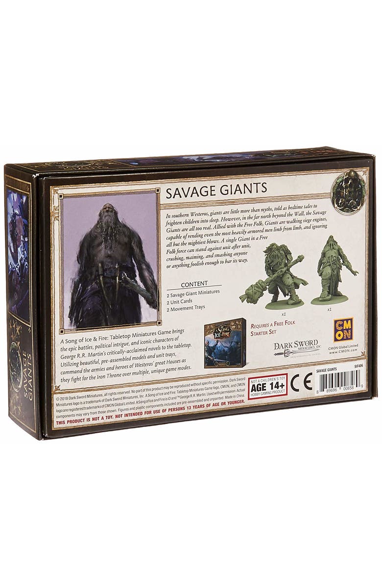 CMON A Song of Ice & Fire Savage Giants Unit Board Game, Alternate, color,