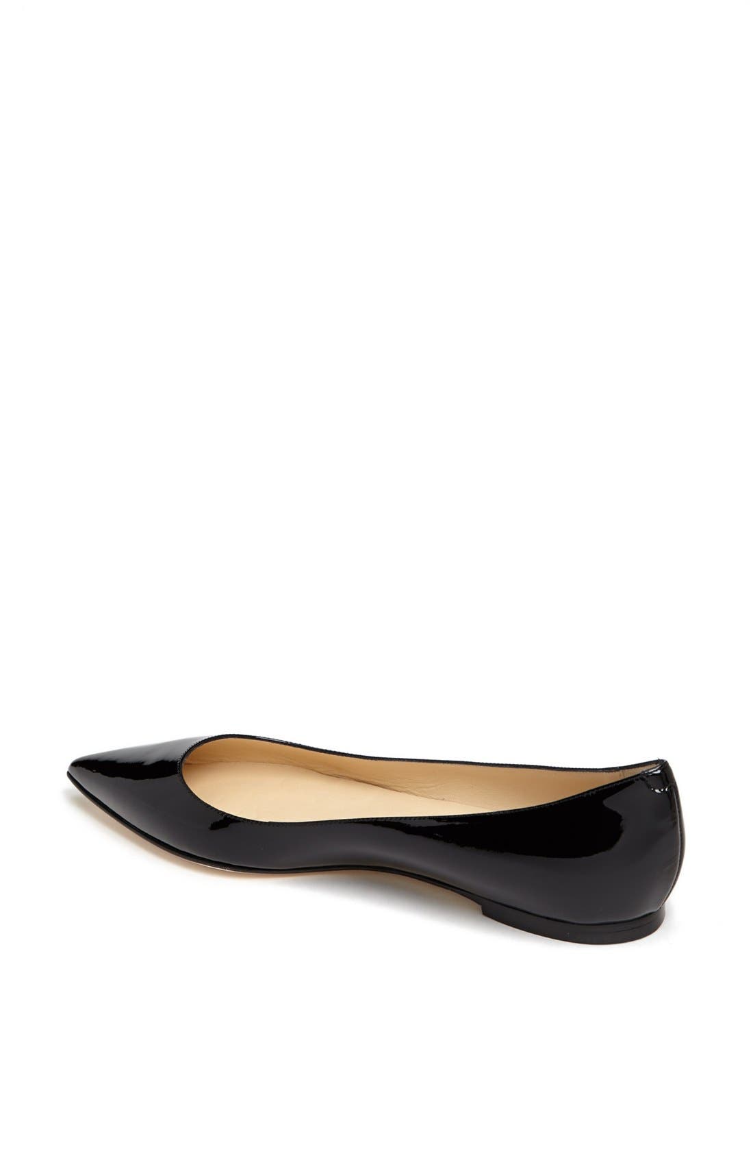 Jimmy Choo 'Alina' Pointy Toe Flat, Alternate, color, 