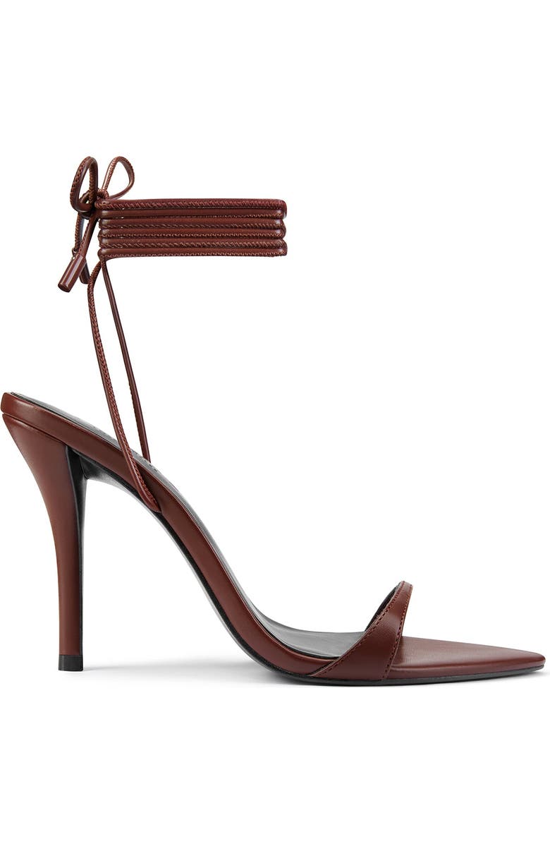 FEMME Lyra Lace Up Sandal, Main, color, Chocolate