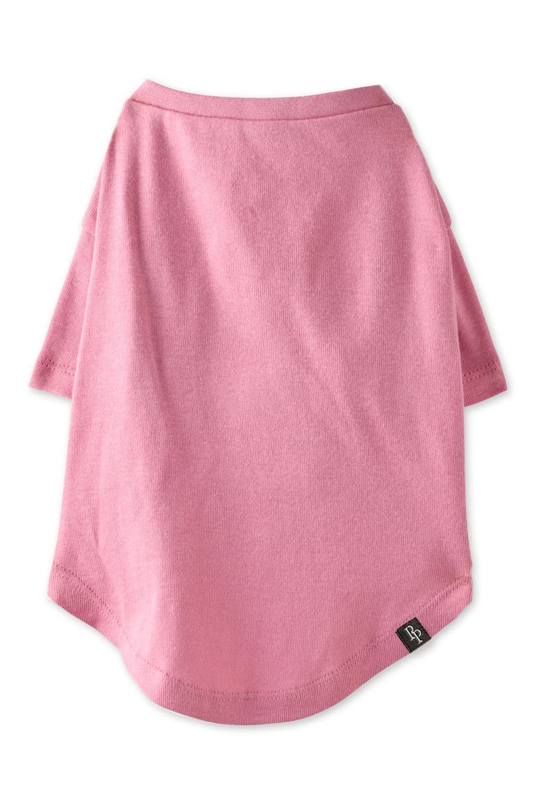 Toby II The Perfect Organic Cotton 8-Pack Dog T-Shirt, Alternate, color, PINK RAINBOW