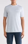 DENIM AND FLOWER Tipped Crewneck Pocket T-Shirt