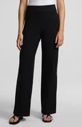 Lands' End Starfish High Rise Pull On Wide Leg Pocket Pants