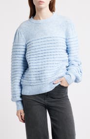 Treasure & Bond Scalloped Crewneck Sweater