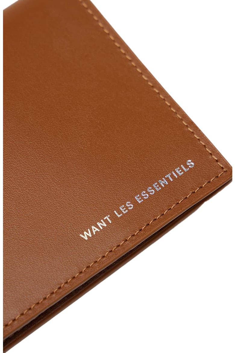 Arch Smooth Leather Passport Cover, Alternate, color, Cuero