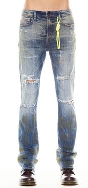Cult of Individuality Lenny Ripped Bootcut Jeans