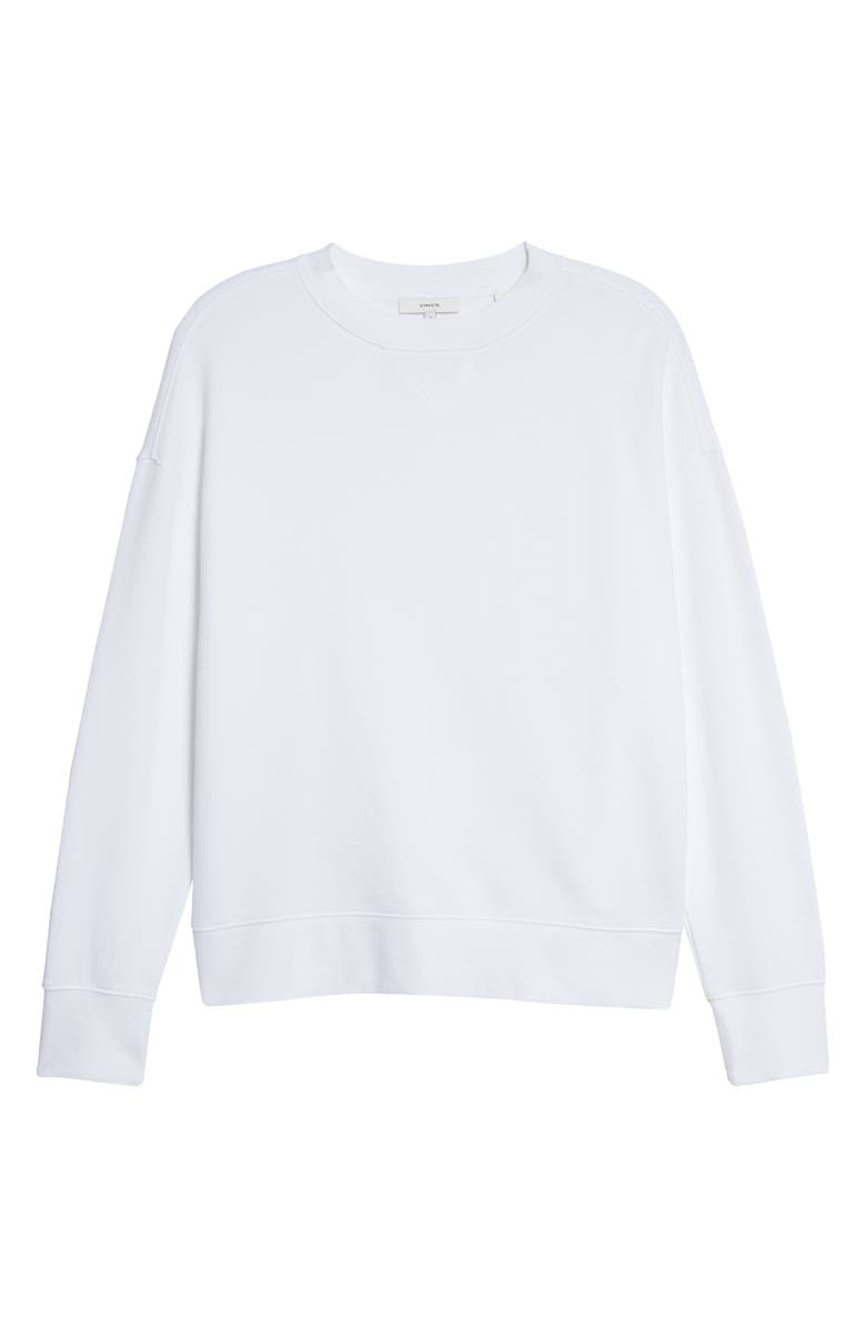 Vince Essential Relaxed Cotton Sweatshirt, Alternate, color,