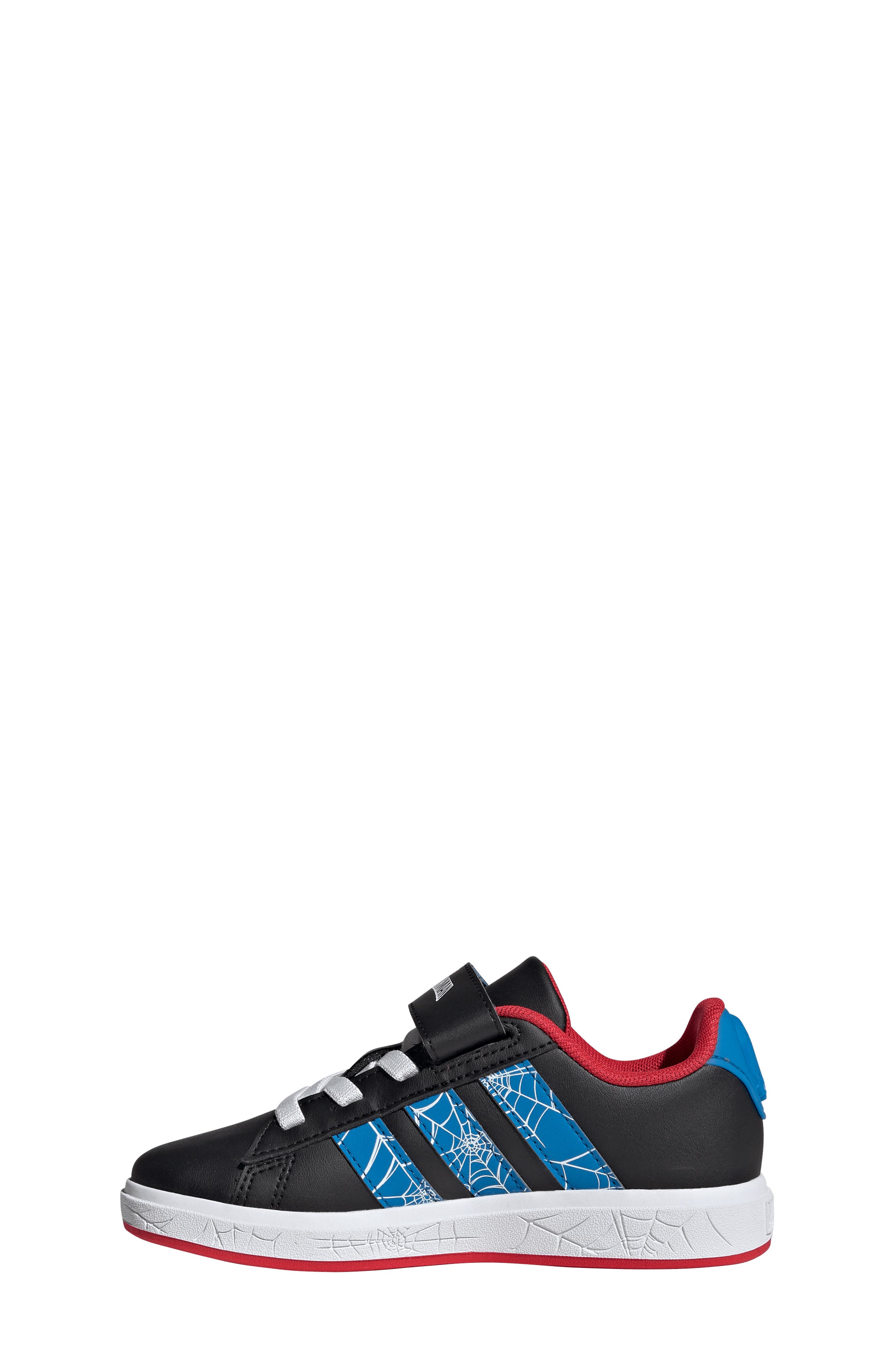 adidas x Marvel<sup>®</sup> Kids' Spider-Man Grand Court Sneaker, Alternate, color, 
