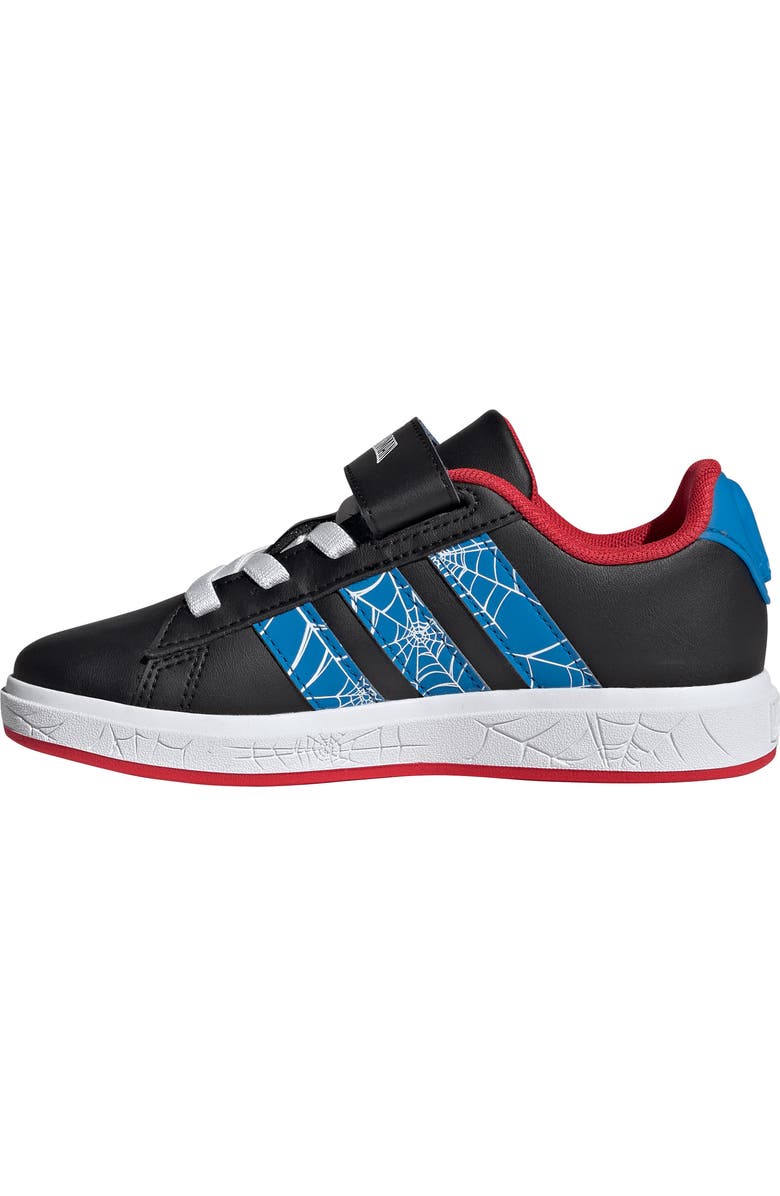 adidas x Marvel<sup>®</sup> Kids' Spider-Man Grand Court Sneaker, Alternate, color,