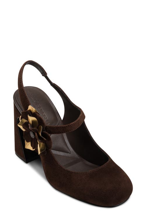 Karl Lagerfeld Pierra Slingback Pump In Brown
