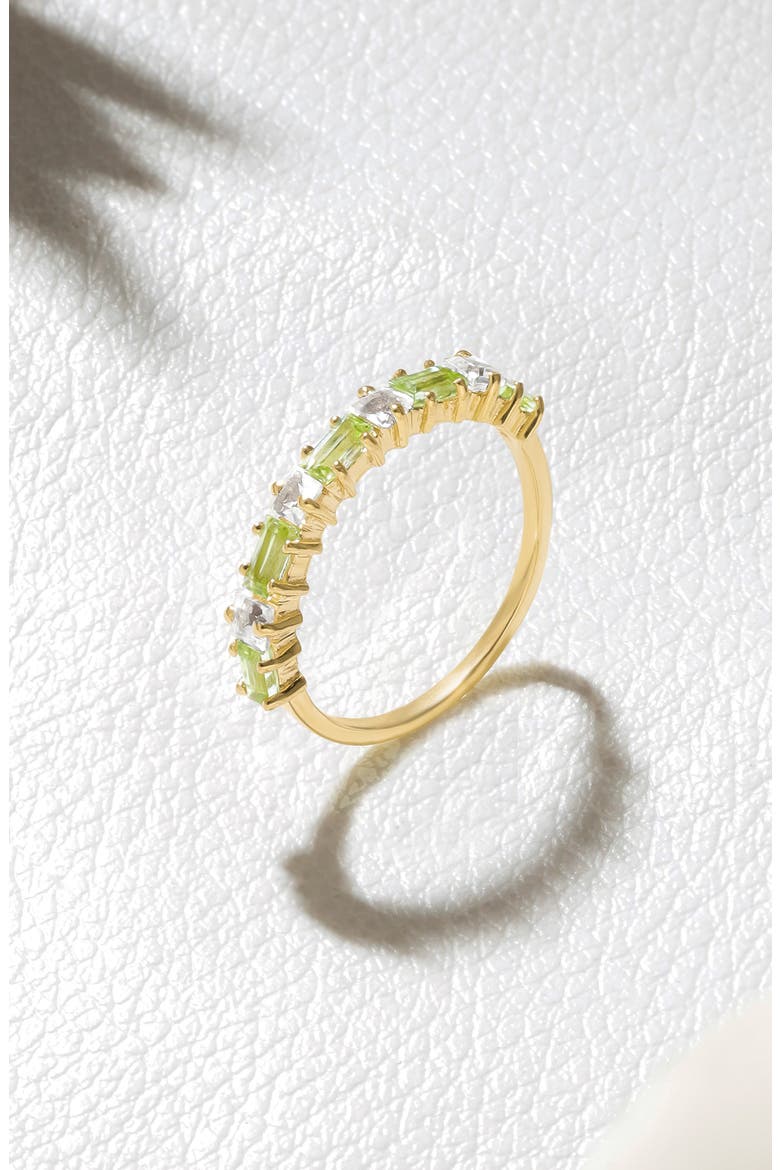 Mixed Gemstone Ring, Alternate, color, GREEN