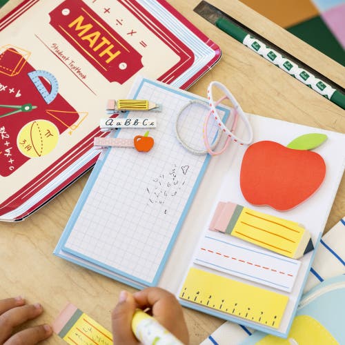 Jollity & Co . Smarty Pants Printed Pack Of 10 Hair Tie Set In Multi