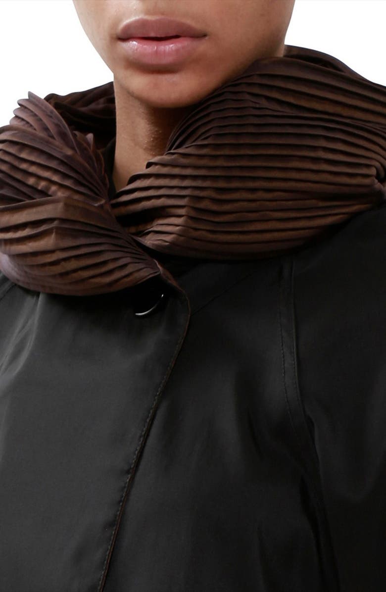 Mycra Pac Donatella Reversible Hooded Raincoat, Alternate, color, Brown Black