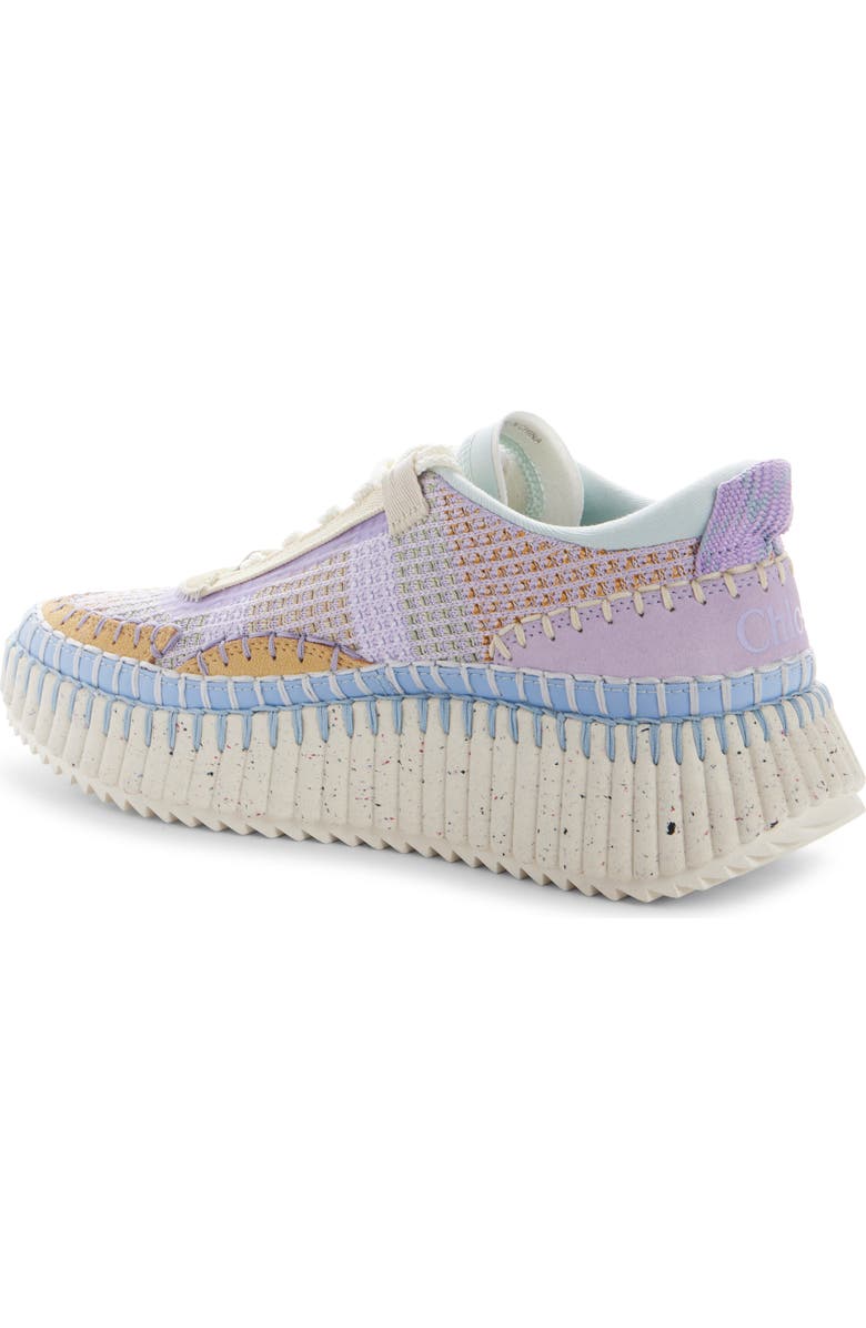 Chloé Nama Platform Sneaker, Alternate, color, Dreamy Lavender