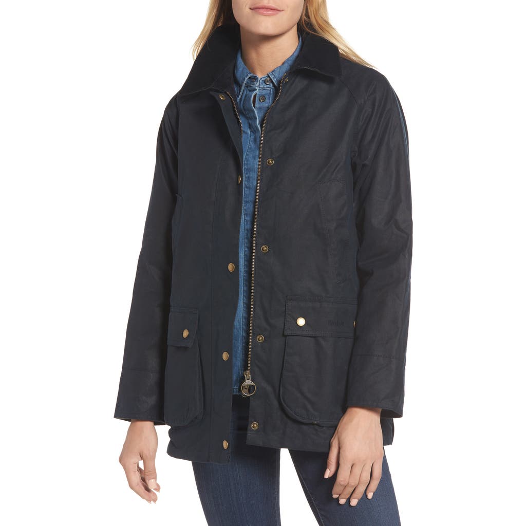 Barbour Acorn Waxed Jacket in Navy  product