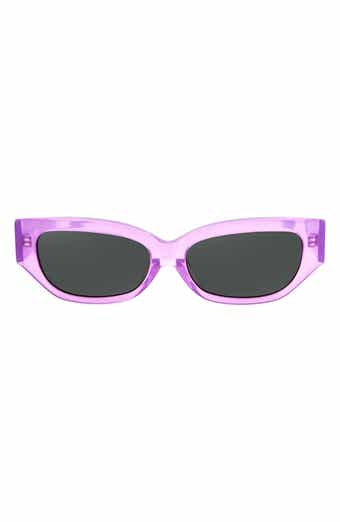 AQS Lucia 55mm Polarized Cat Eye Sunglasses