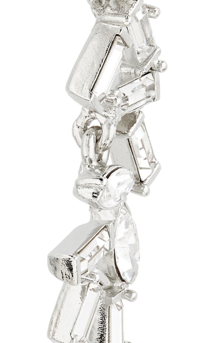 Oscar de la Renta Crystal Confetti Drop Earrings, Alternate, color, 