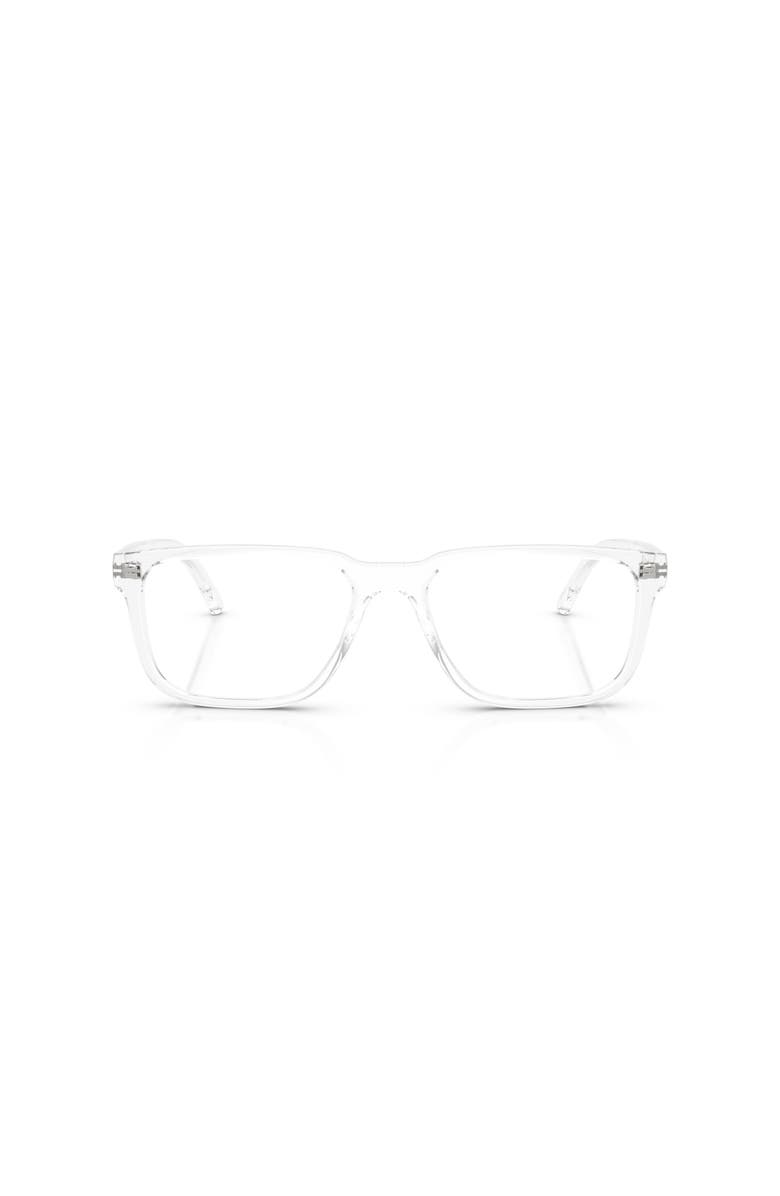 ARNETTE 56mm Rectangle optical glasses, Alternate, color, Transparent