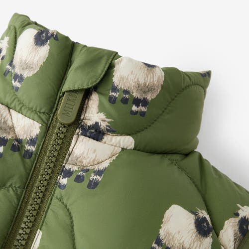 Milkbarn Down Vest In Green