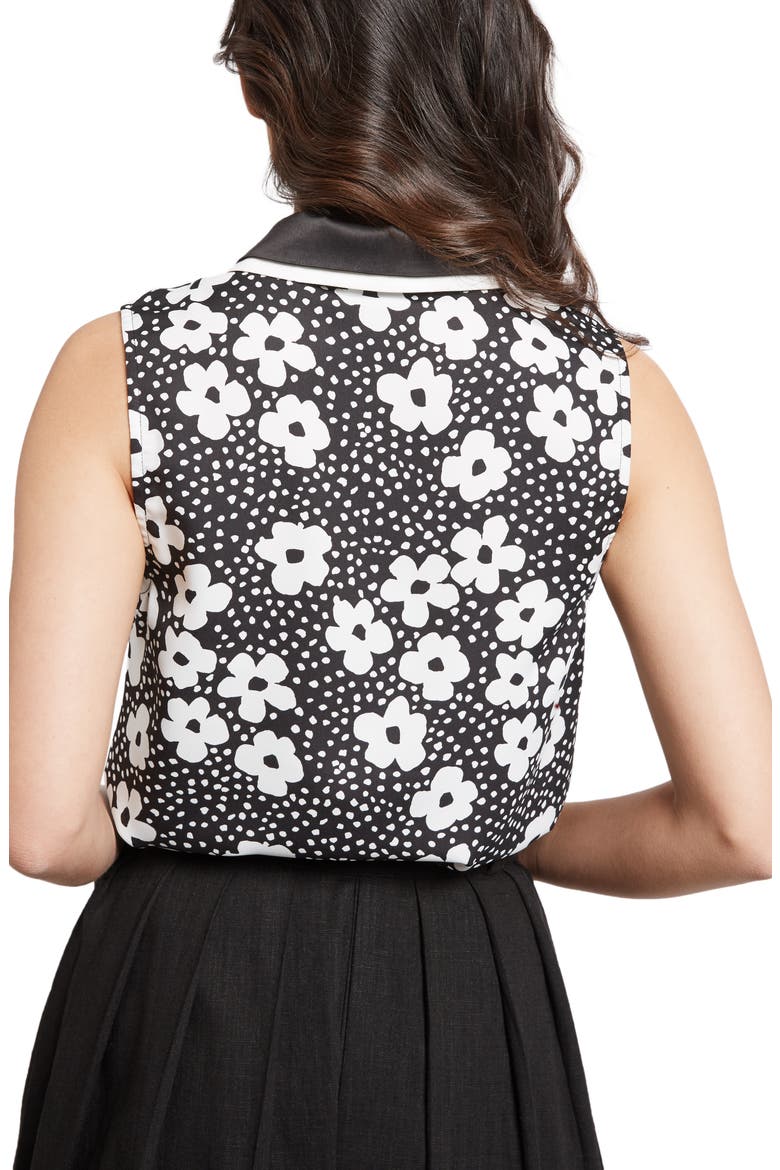 Doubly Delightful Top, Alternate, color, WHITE/ BLACK FLORAL OPTIC