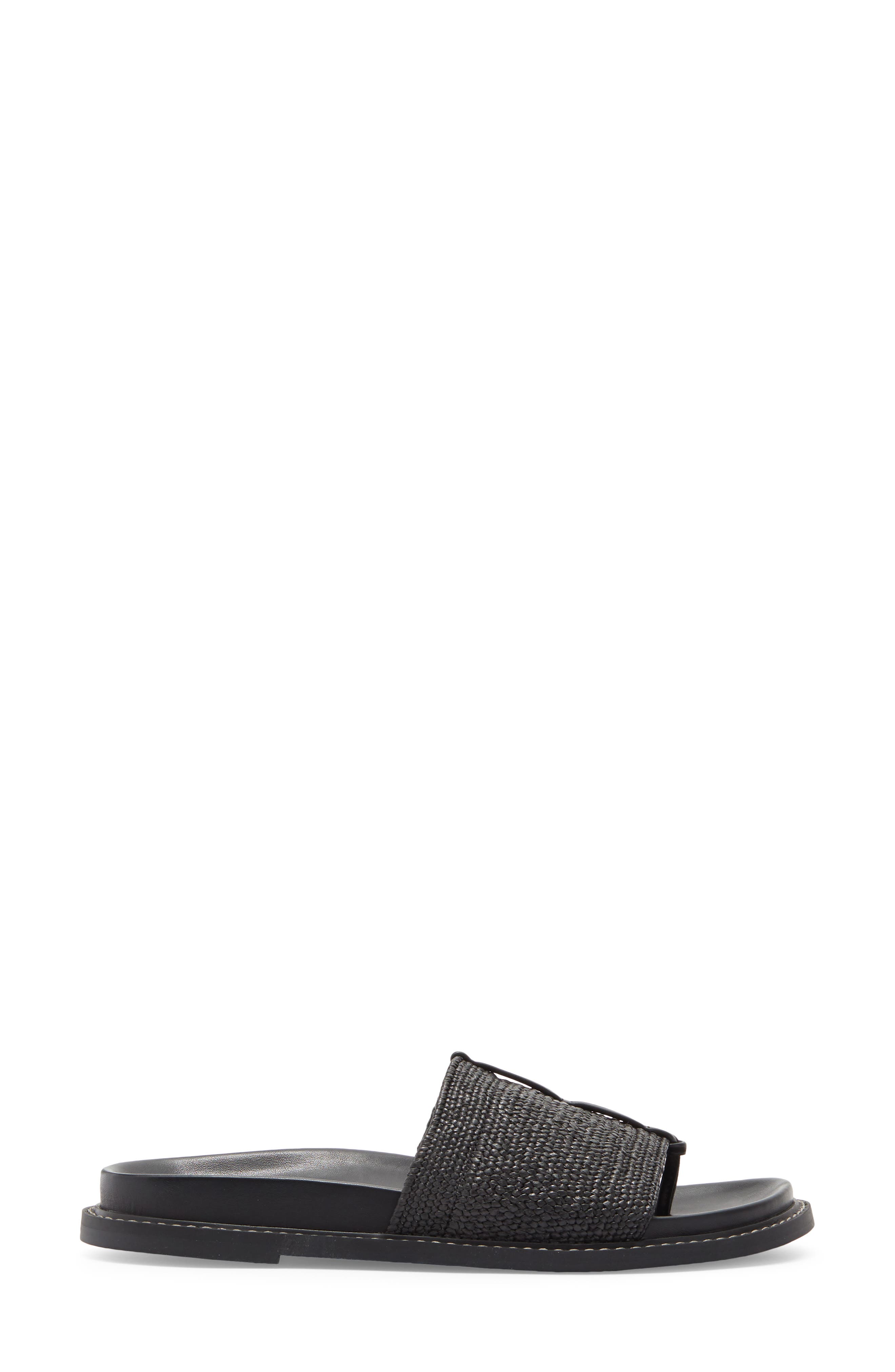 NORDSTROM RACK Woven Sandal, Alternate, color, Black