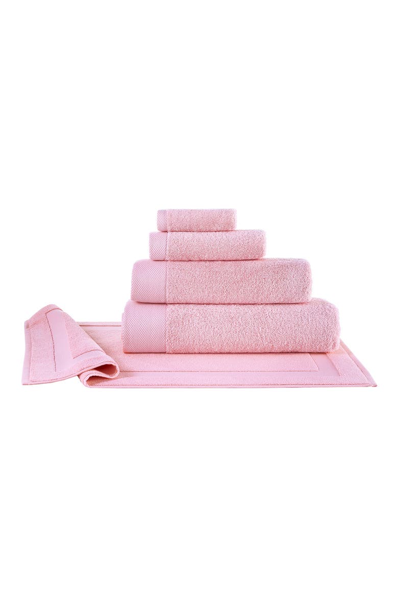 Solid Signature Cotton Bath Mat, Alternate, color, PINK