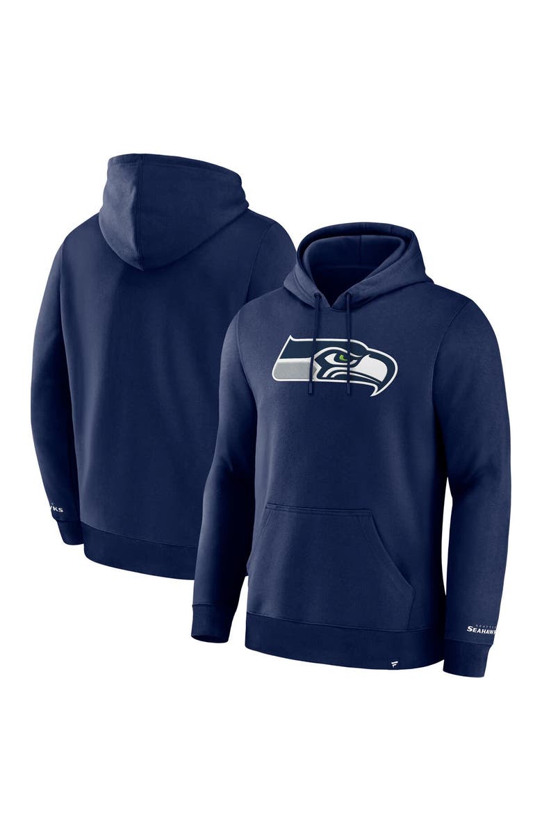 FANATICS Men's Fanatics Navy Seattle Seahawks Legacy Fleece Pullover Hoodie, Main, color, Navy