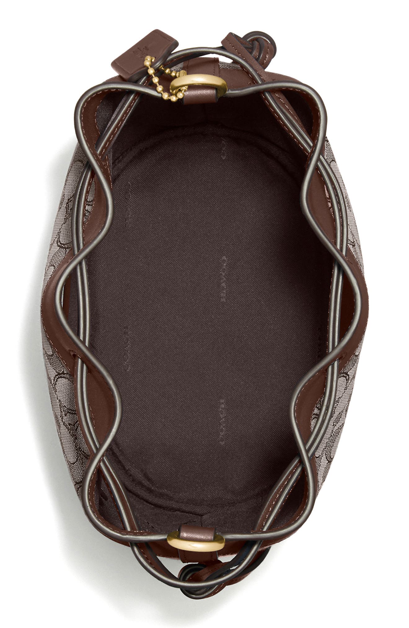 COACH Field Signature Jacquard Bucket Bag, Alternate, color, 