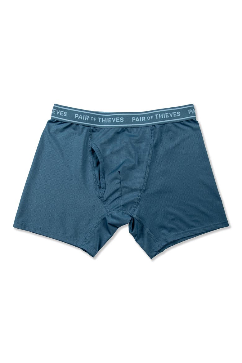 3-Pack Stretch Performance Boxer Briefs, Alternate, color, OIL BLUE