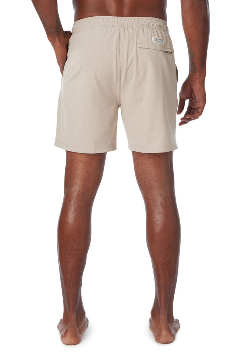 One Water Repellent Hybrid Shorts, Alternate, color, KHAKI