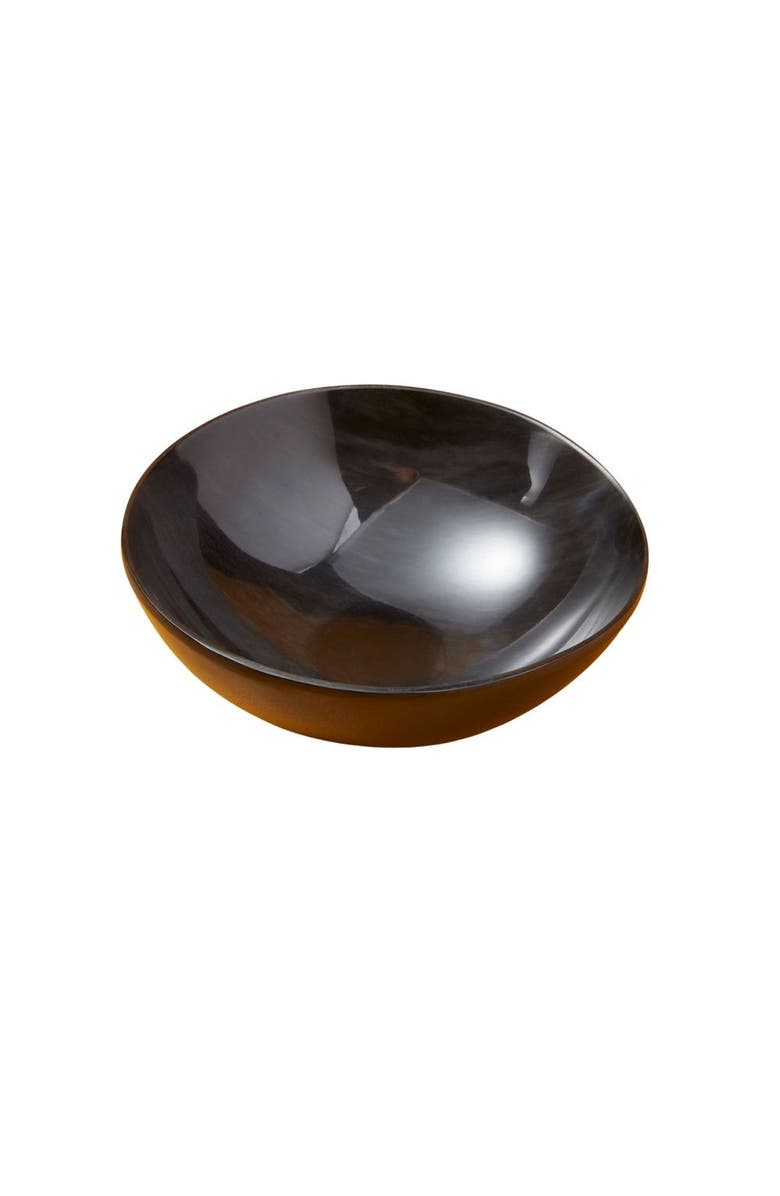Be Home Horn Snack Plain Bowl, Main, color, Brown