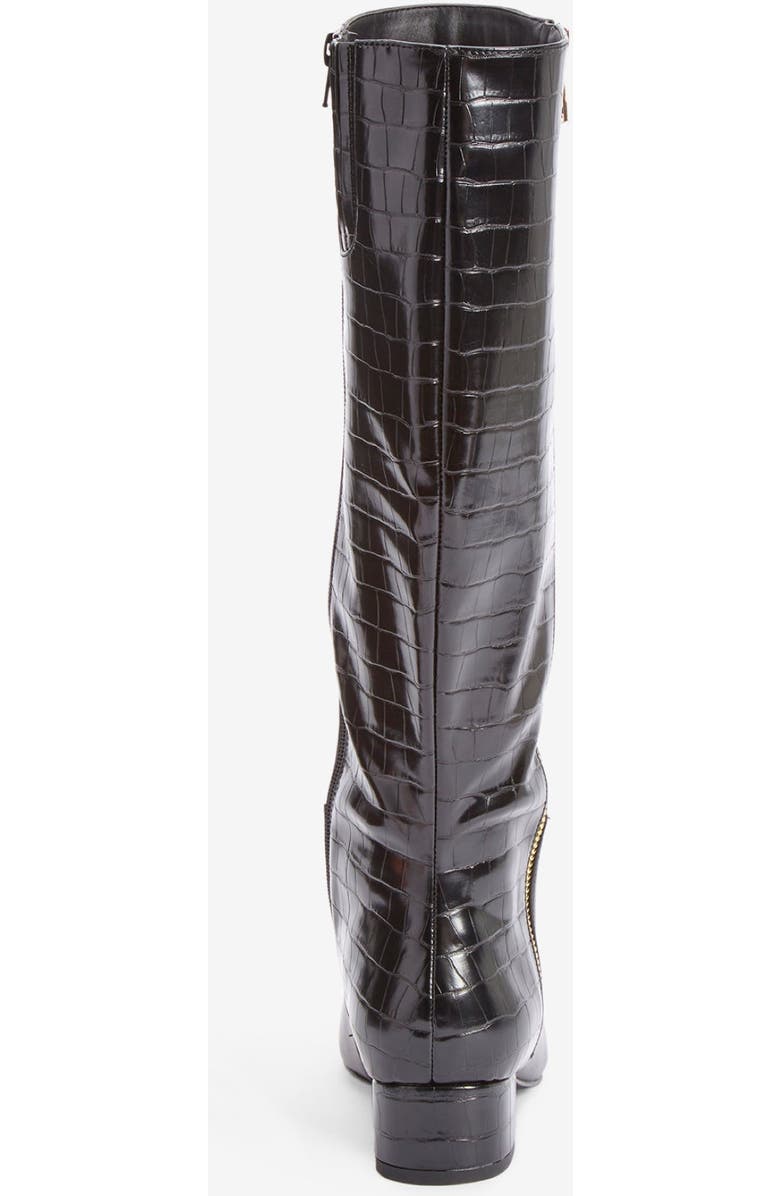 Comfortview The Emerald Wide Calf Boot, Alternate, color, Black Croco