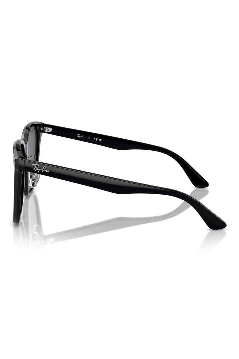 Slim Square 57mm Sunglasses, Alternate, color, DARK GREY