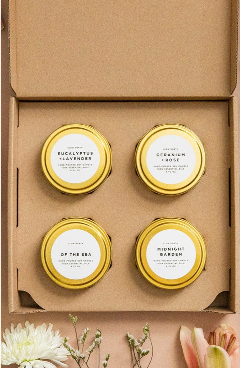 SLOW NORTH Floral Collection - 4 Pack, Main, color, NO COLOR